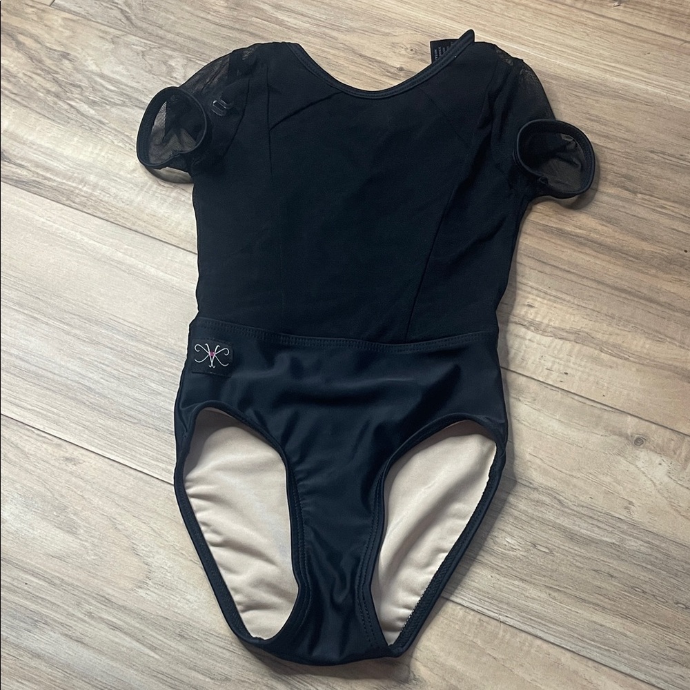 Elegant Black Kids Dance Costume